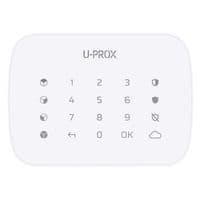 Бездротова сенсорна клавіатура для чорних груп U-Prox Keypad G4 White