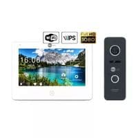 Комплект видеодомофона NeoKIT HD Pro WF Black