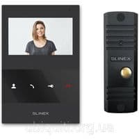 Комплект видеодомофона Slinex ML-16HD(Black)+SQ-04M(Black)