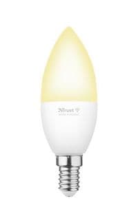 Лампа розумна Trust E14 470 Lumen, 1800-6500k, білий