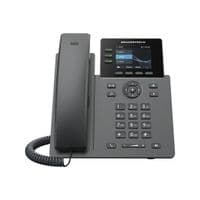 Grandstream GRP2611G, професійний телефон P, 3 облікові записи SIP, 3 лінії, 2x GbE PoE, кольоровий РК-дисплей 320x240 (2,8 дюйма), 12 віртуальних клавіш BLF, блок живлення 5 В/0,6 А