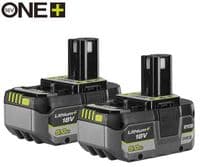 Набір акумуляторів Ryobi ONE+ RB1850X2 18В 2х5А·год