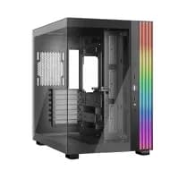 Корпус, будьте тихими! Light Base 600 DX закаленное стекло без подсветки (BGW65) черное