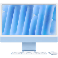 iMac 24-inch, Model A3137,Blue,Apple M4 chip 10C CPU,10C GPU,24GB unified memory,1TB SSD storage,Standard glass,Gigabit Ethernet, Four Thunderbolt / USB 4 ports,MAGIC MOUSE,MAGIC KEYBOARD W/ TOUCH ID-UKR,COUNTRY KIT-UKR
