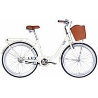 Велосипед Dorozhnik 26" LUX Velosteel рама-17" слонова кістка 2025 (OPS-D-26-331)
