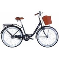 Велосипед Dorozhnik 26" LUX Velosteel рама-17" темно-сiрий 2025 (OPS-D-26-330)