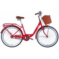 Велосипед Dorozhnik 26" LUX Velosteel рама-17" червоний 2025 (OPS-D-26-329)