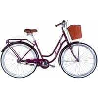 Велосипед Dorozhnik 28" Retro Velosteel рама-19" малиновий 2025 (OPS-D-28-432)