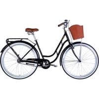 Велосипед Dorozhnik 28" Retro Velosteel рама-19" чорний 2025 (OPS-D-28-431)