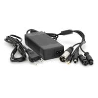 Универсальное зарядное устройство для аккумуляторов Li-ion 36V(42V),10S, 2A. 65W, 4 выхоных разъема  LED индикация