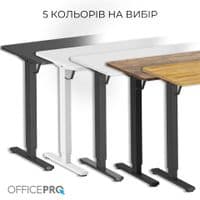 Стіл з електро регулюванням висоти Officepro ODE1260DW Dark Wood/Black