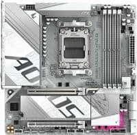 Mатеринська плата sAM5 AMD B850 HDMI/DP 2xM.2 2.5G bE LAN mATX B850M AORUS ELITE WIFI6E ICE