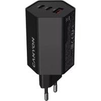 Розетка для зарядного пристрою Hexagon 65W EU, Колір: чорнийВхід: AC 100V-240V, 50/60Hz, 1,5A MaxOutput USB_C1/C2: DC 5V/3A, 9V/3A, 12V/3A, 15V/3A, 20V/3,25A(PD)Вихід USB-A: DC 5V/3A, 9V/3A,12V/3AOВихід C1+C2: C1 PD45W +C2 PD18WВихід C1+A1: C1 PD45W +A1 QC18WT