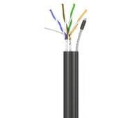 Кабель OK-net трос 305м КППЕт-ВП (100) 4  2  0,51 (FTP-cat.5E) OK-net, СU, ПЭ, экр., З трос. 7 * 0,5