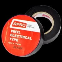 Изоляционная лента черная 0.14х17 мм 25 м APRO ET-25B