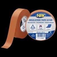 Лента ПВХ изоляционная HPX IU1920 HPX52100 19мм х 20м