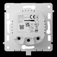 Бездротовий розумний сенсорний димерний вимикач світла Ajax LightCore (Dimmer) [55] (8EU) ASP white
