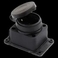 Колодка одинарна із заглушкою 1*16 (каучук) ERKA 6001