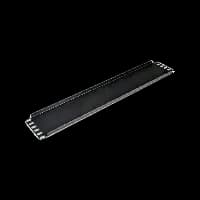 Заглушка 19", 2U, чорна