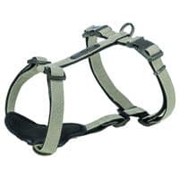 Шлей для собак Trixie CityStyle H-harness Хлопок XS–S 30–44 см 10 мм Светло-серый (4053032682603)