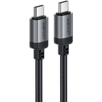 Кабель ACEFAST C20-03 USB-C до USB-C алюмінієвого сплаву кабель для передачі даних Black