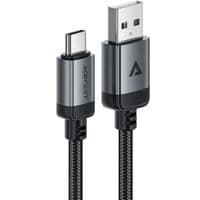 Кабель ACEFAST C20-04 USB-A до USB-C алюмінієвого сплаву кабель для передачі даних Black