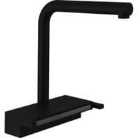 Смеситель Hansgrohe Aquno Select M81, 21 см, черный матовый (73836670)