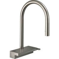 Смеситель Hansgrohe Aquno Select M81, 22 см, сталь (73837800)