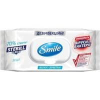Вологі серветки Smile Sterill Bioз клапаном 50 шт. (4823071644753)