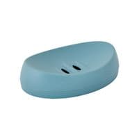 Мыльница Алеана Пластиковая Сизо-голубая (124076/сизо-голубая)