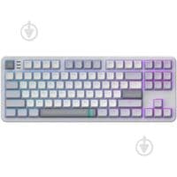 Клавіатура Dark Project ALU87 Daylight ABS RGB Mech G3MS Zircon White/Grey (DPKB_DAYLIGHT_87_ANSI_UA)