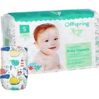 Підгузки Offspring Willy the Whale розмір S 3-6 кг, 48 шт (DP-OI-FAT-S48P-WTW)