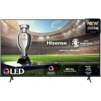 Телевізор 55" Hisense 55E7NQ, Black, QLED, 3840х2160, 60 Гц, Smart TV, DVB-T2/S2/C, 3xHDMI, 2xUSB, Vesa 200x400