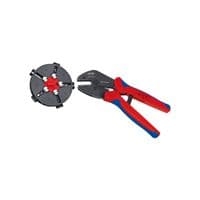 Зажим для клемм KNIPEX MultiCrimp, со сменными матрицами (97 33 02)