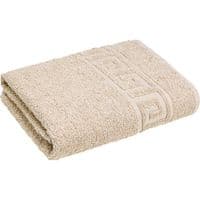 Полотенце Home Line махровое бордюрное (бежевое) 400 гр/м2, 50х90 см (179747)