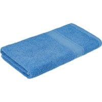 Полотенце Home Line махровое бордюрное (голубое) 400 гр/м2, 50х90 см (181818)
