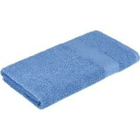 Полотенце Home Line махровое бордюрное (синий) 400 гр/м2, 50х90 см (181797)