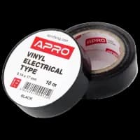 Ізолента чорна APRO 0.14х17 мм 10 м