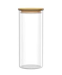 Банка для зберігання Ardesto Fresh 1600мл, скло, пластик, прозорий