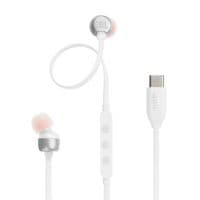 Навушники JBL Tune 310, White, 3.5 мм, мікрофон, однокнопковий пульт керування, технологія "Pure Bass", алюмінієві вставки (JBLT310CWHT)
