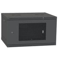 Шафа настінна Ipcom 4U, 600*350, перфорація, RAL9005 (СН-4U-060х035-ДП-9005)