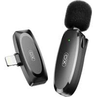 Мікрофон XO MKF08B з придушенням шуму lightning Black (XO MKF08B-IP)