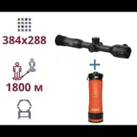 Акція тепловізор та портативний очищувач води AGM Adder TS35-384 + LifeSaver Liberty Orange