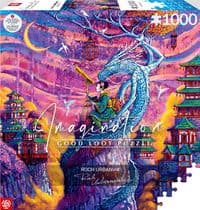 Пазл GoodLoot Imagination: Roch Urbaniak Sakura & Ryu 1000 ел.