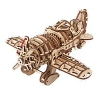 Конструктор Ugears механический 3D Самолет Бешеный Шершень (70183)