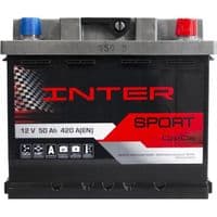 Автомобільний акумулятор INTER Sport  50Ah 420A R+ (L1B)