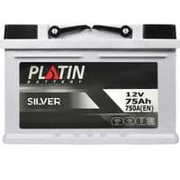 Автомобільний акумулятор PLATIN Silver MF  75Ah 750A R+ (L3)