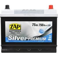 Автомобільний акумулятор ZAP Silver Premium Asia 75Ah 750A R+ (D26) (575 50)
