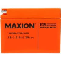 Автомобільний акумулятор MOTO MAXION 24MXBM-GT4B-5 GEL (12V, 2,3Ah, 25A, -/+), (20шт./ящ), (помаранч/черв)
