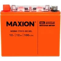 Автомобільний акумулятор MOTO MAXION 24MXBM-YTX12-BS GEL (12V, 12Ah, 100A, +/-), (помаранч/черв)